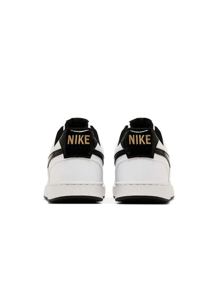 Кроссовки Nike Court Vision Low 'White Black Metallic Gold' — изображение 7 из 9