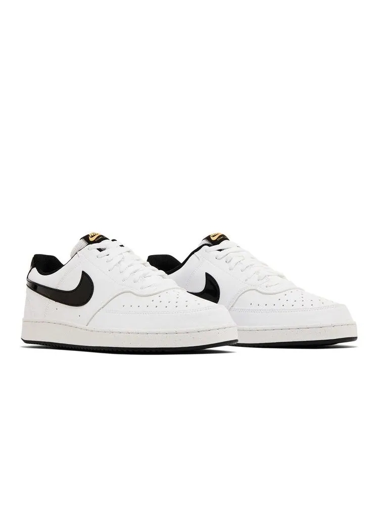 Кроссовки Nike Court Vision Low 'White Black Metallic Gold' — изображение 9 из 9