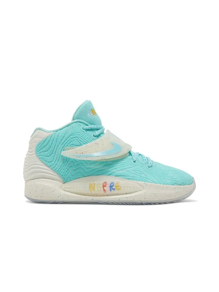 Кроссовки Nike Enspire x KD 14 — изображение 1 из 4, зеленый