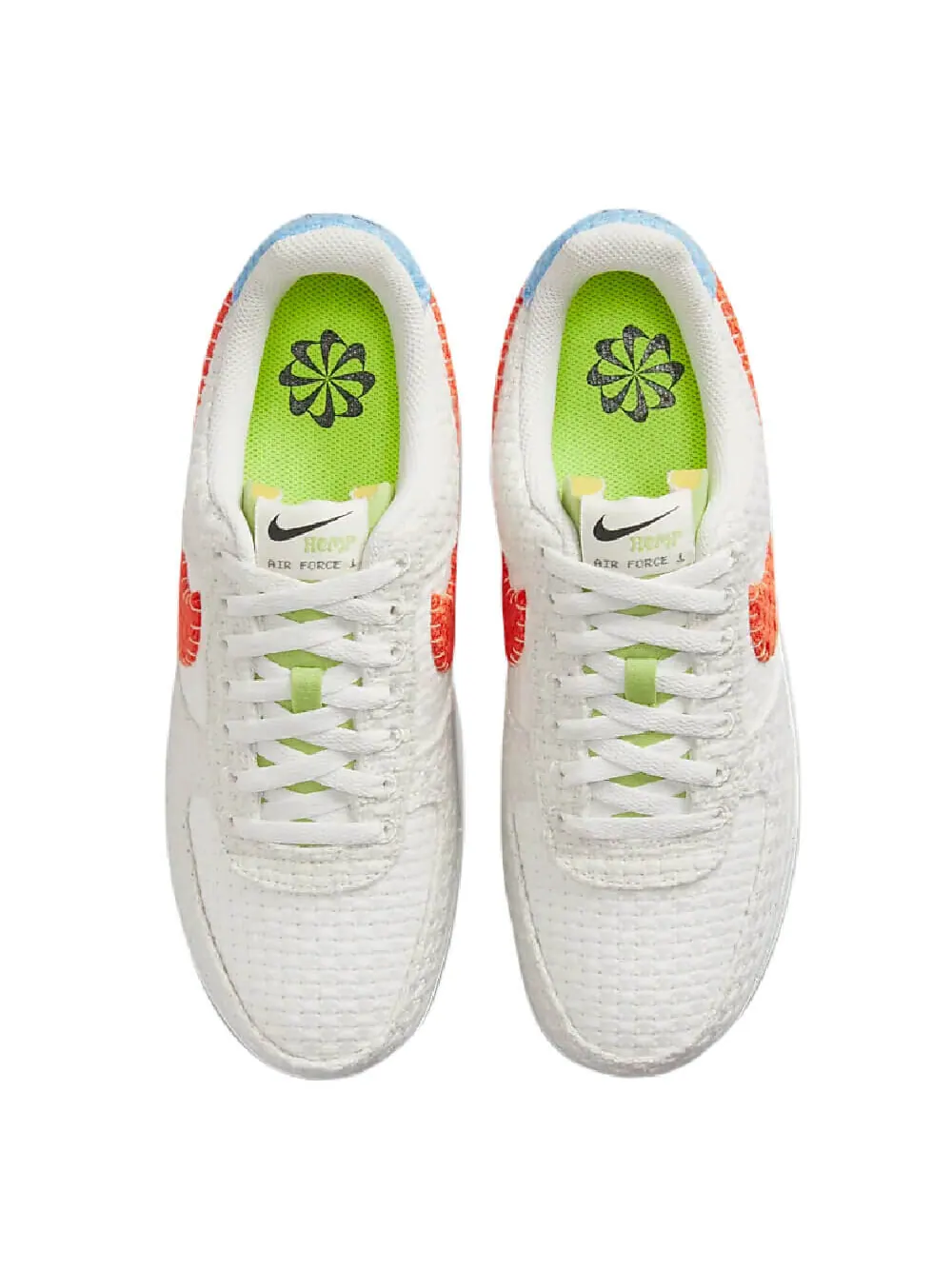 Кроссовки Nike Air Force 1 07 Next Nature — изображение 3 из 8, белый/голубой/красный