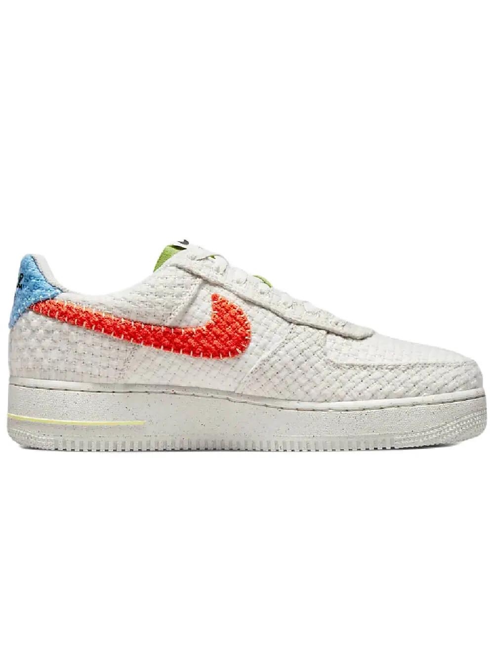 Кроссовки Nike Air Force 1 07 Next Nature — изображение 5 из 8, белый/голубой/красный