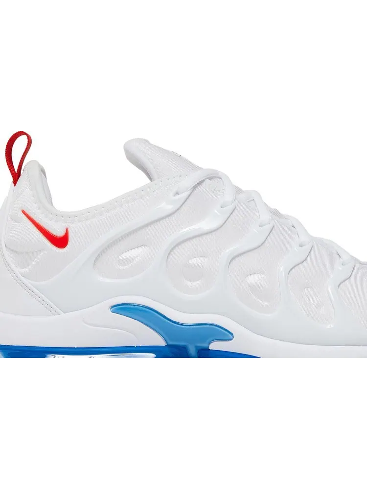 Кроссовки Nike Air VaporMax Plus 'White University Blue' — изображение 2 из 8, белый