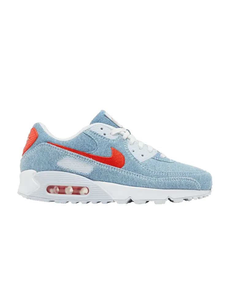 Кроссовки Nike Air Max 90 'Denim' — изображение 1 из 9, мульти-/красный/белый