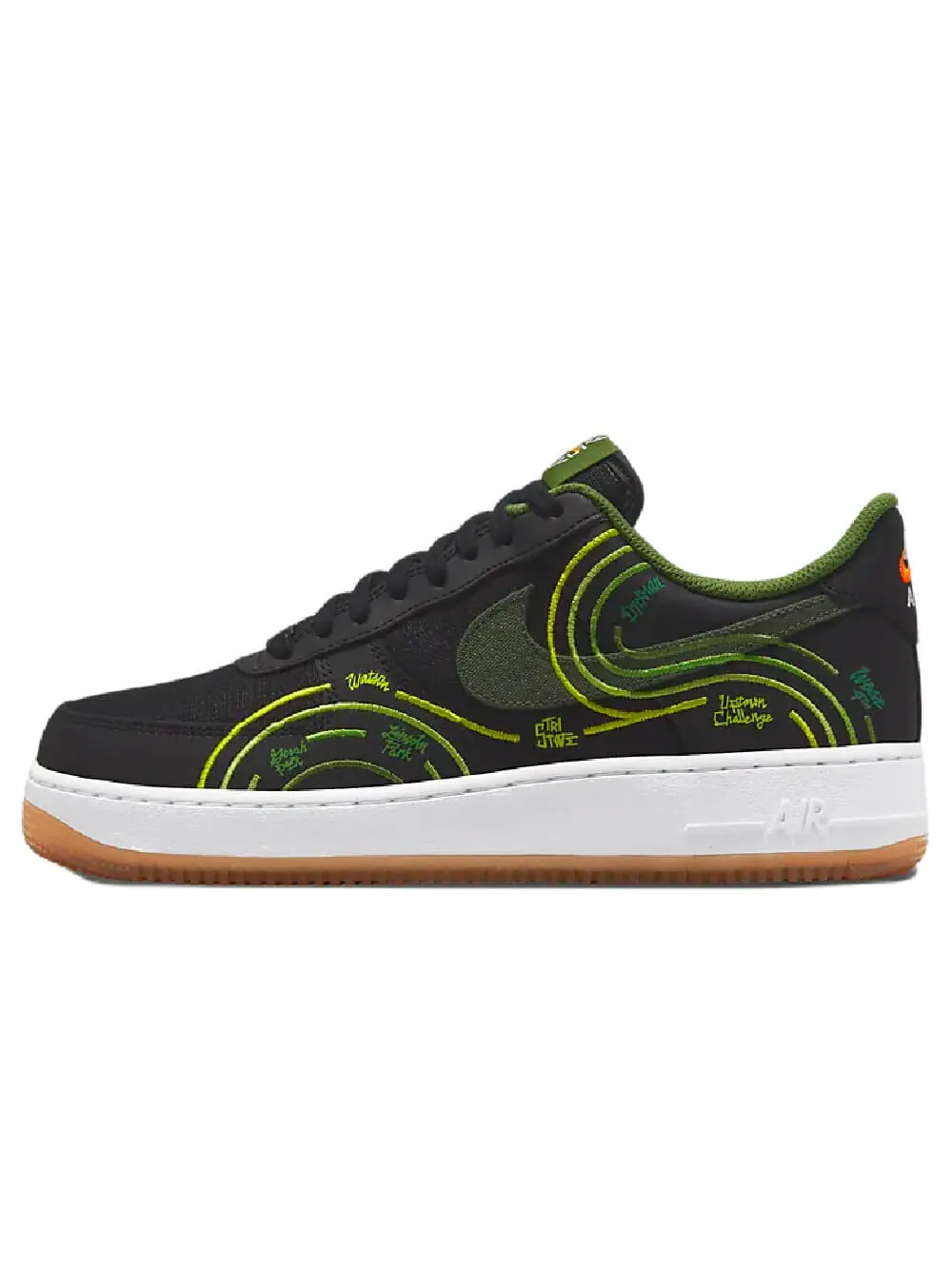 Кроссовки Nike Air Force 1 07 LV8 — изображение 1 из 9, черный/белый