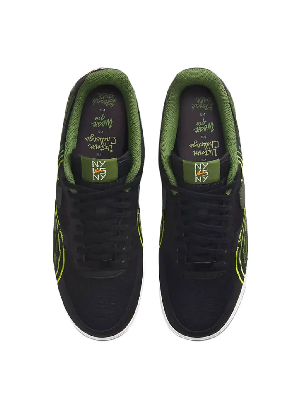 Кроссовки Nike Air Force 1 07 LV8 — изображение 3 из 9, черный/белый