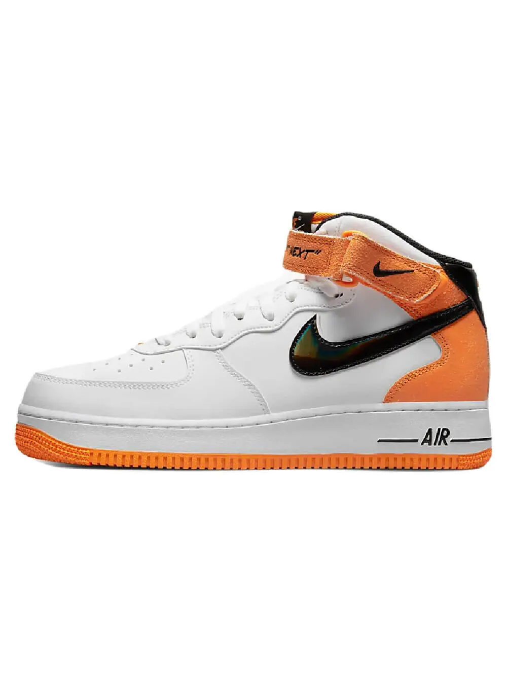 Кроссовки Nike Air Force 1 Mid 07 — изображение 1 из 9, белый/оранжевый