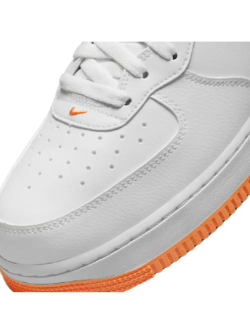 Кроссовки Nike Air Force 1 Mid 07 — изображение 8 из 9, белый/оранжевый