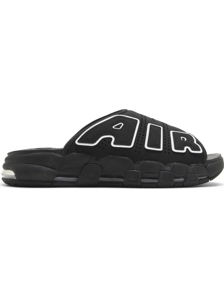 Кроссовки Air More Uptempo Slide ‘Black - Black Sole’ — изображение 1 из 4, черный