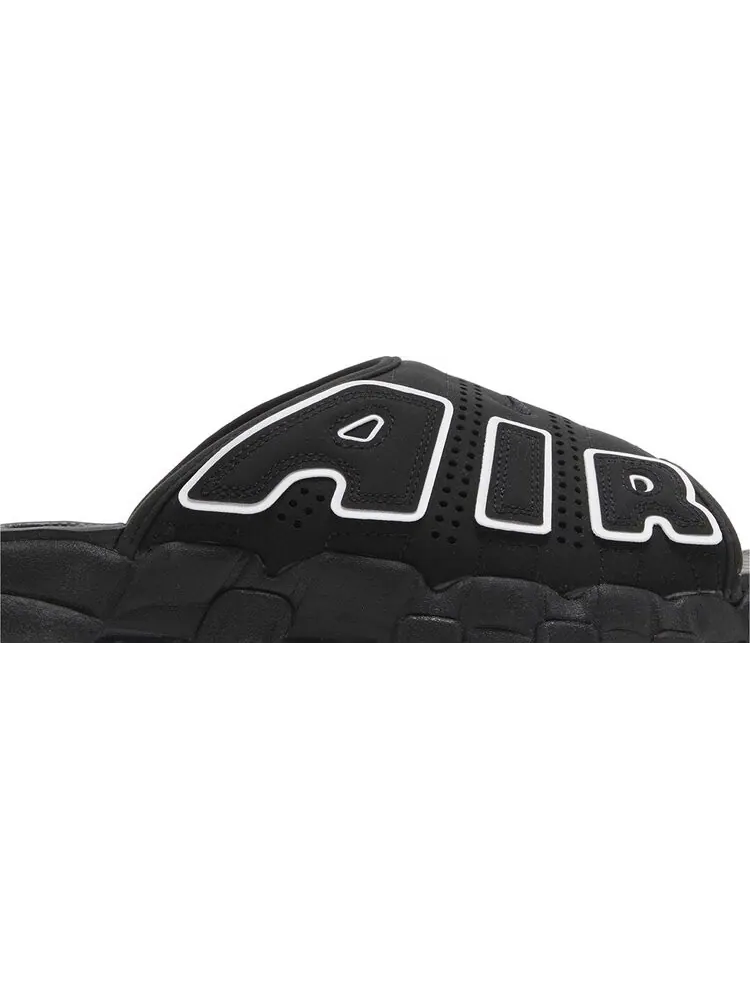 Кроссовки Air More Uptempo Slide ‘Black - Black Sole’ — изображение 2 из 4, черный