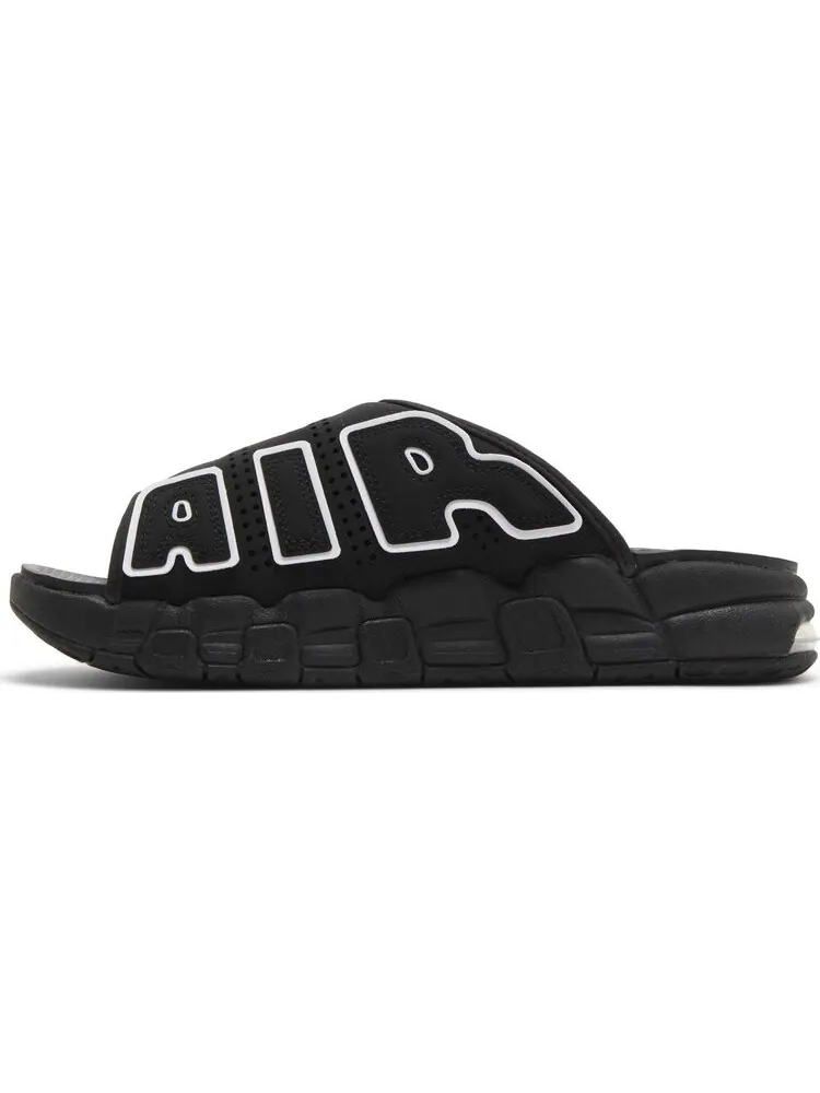 Кроссовки Air More Uptempo Slide ‘Black - Black Sole’ — изображение 3 из 4, черный