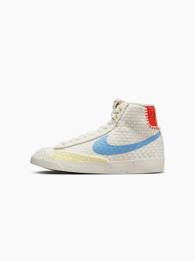 Кеды Nike Blazer Mid '77 Next Nature — изображение 1 из 5, белый/мультиколор