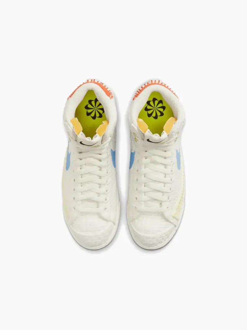 Кеды Nike Blazer Mid '77 Next Nature — изображение 4 из 5, белый/мультиколор