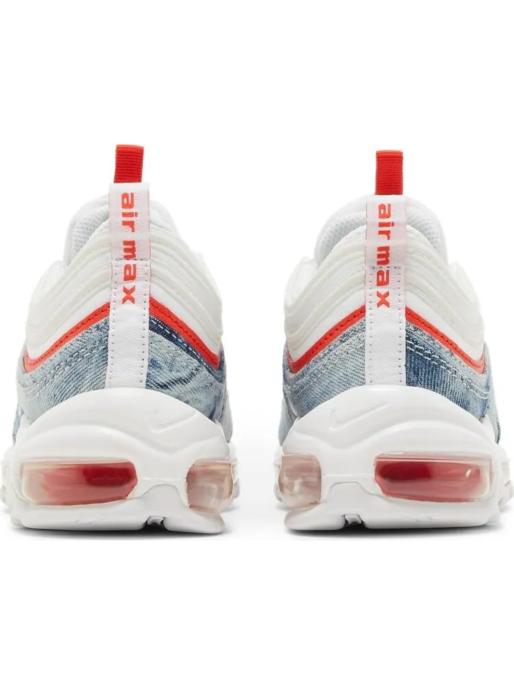 Кроссовки Nike Wmns Air Max 97 'Washed Denim' — изображение 6 из 8, белый