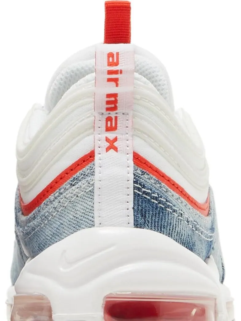 Кроссовки Nike Wmns Air Max 97 'Washed Denim' — изображение 7 из 8, белый