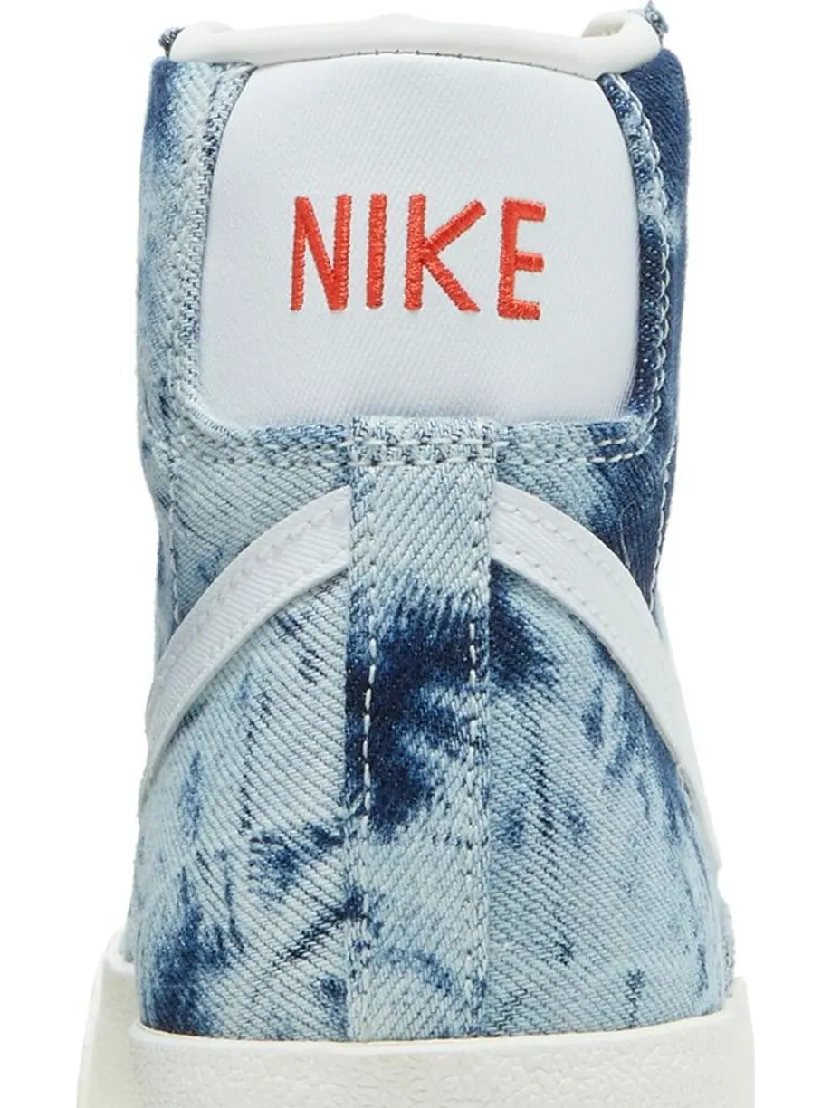 Кроссовки Nike Wmns Blazer Mid '77 'Washed Denim' — изображение 7 из 8, синий