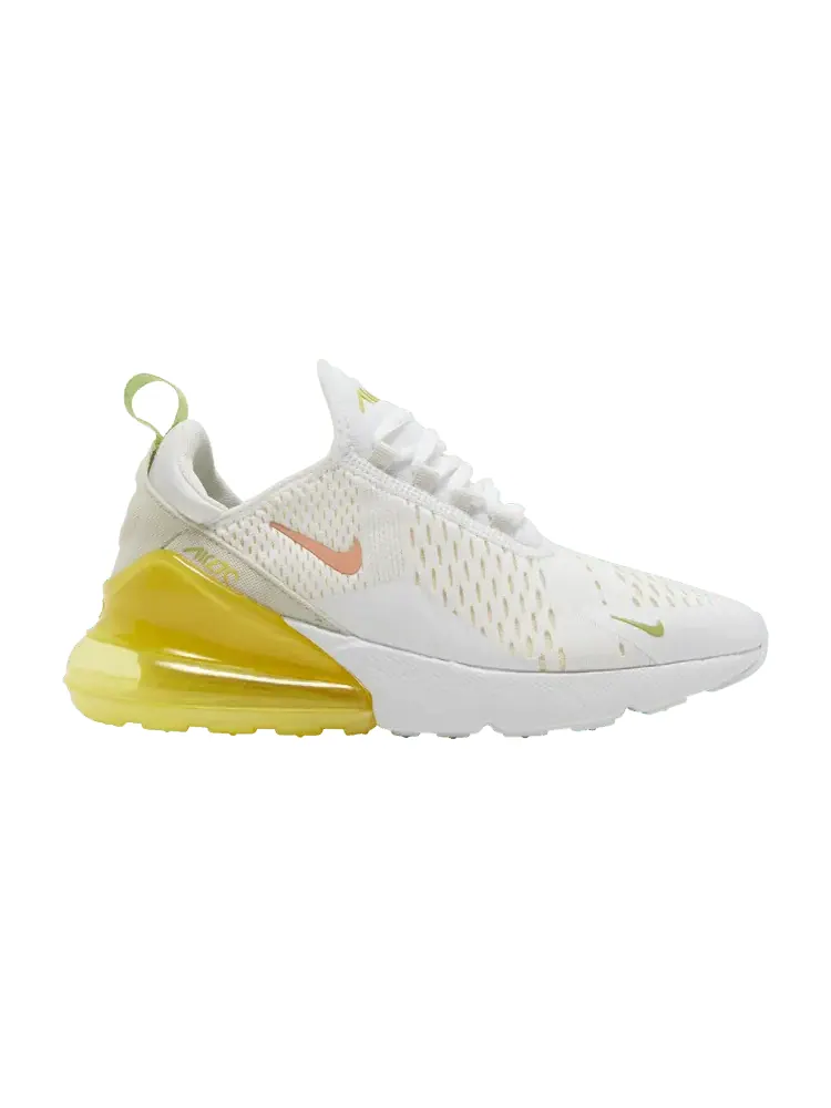 Кроссовки Nike Wmns Air Max 270 'White Yellow Strike' — изображение 1 из 9, белый//желтый