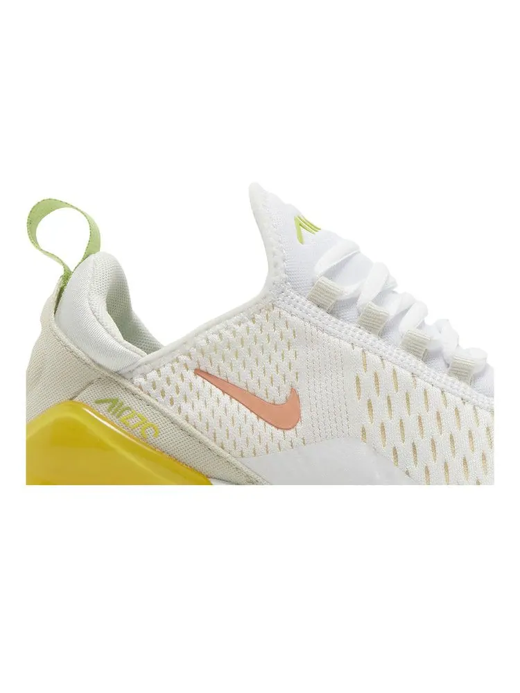 Кроссовки Nike Wmns Air Max 270 'White Yellow Strike' — изображение 3 из 9, белый//желтый