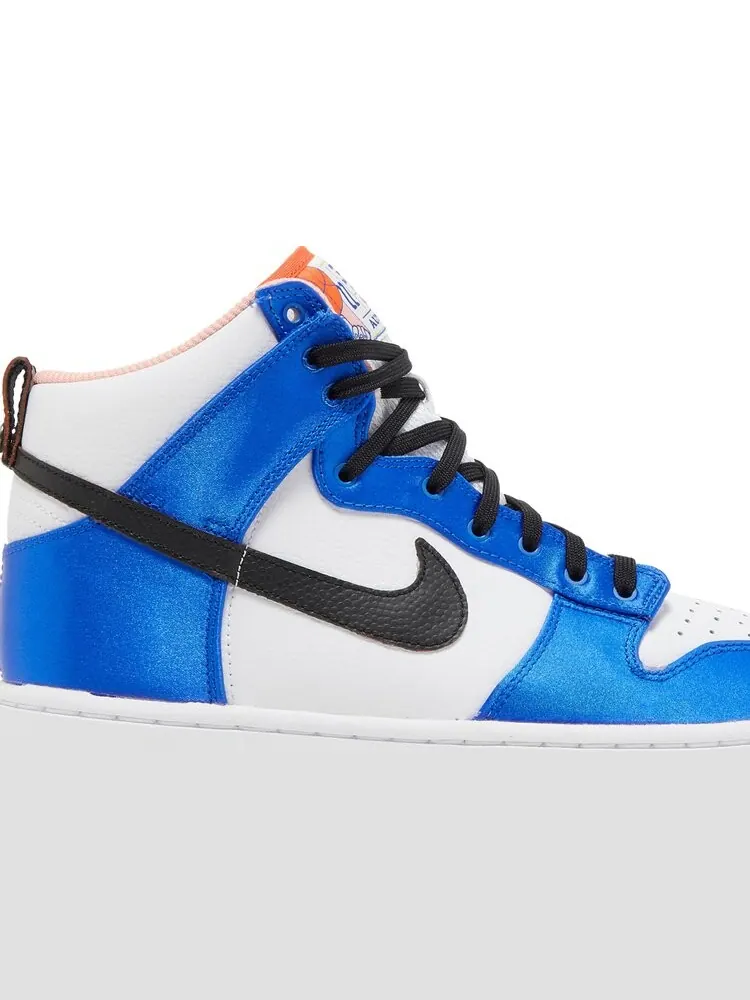 Кроссовки Nike Wmns Dunk High 'Blue Satin' — изображение 2 из 8, синий