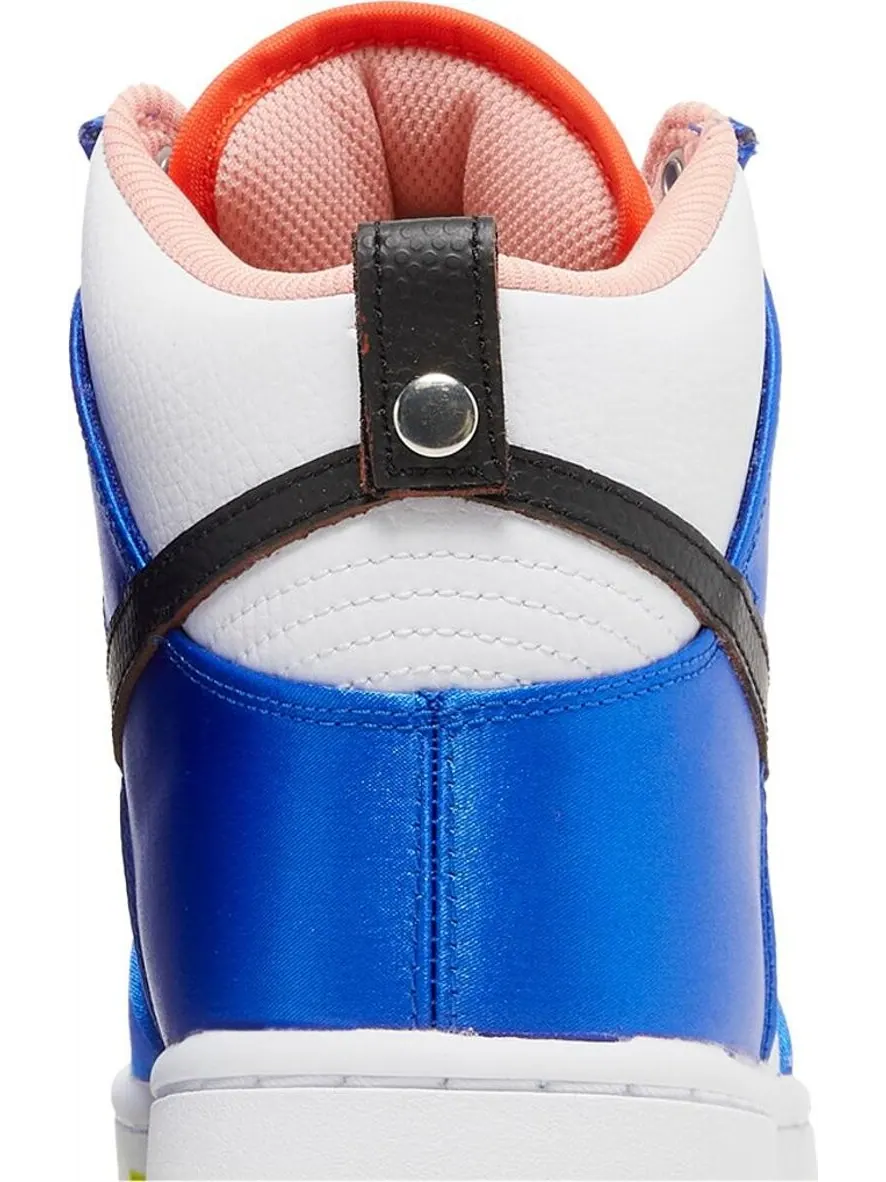 Кроссовки Nike Wmns Dunk High 'Blue Satin' — изображение 7 из 8, синий