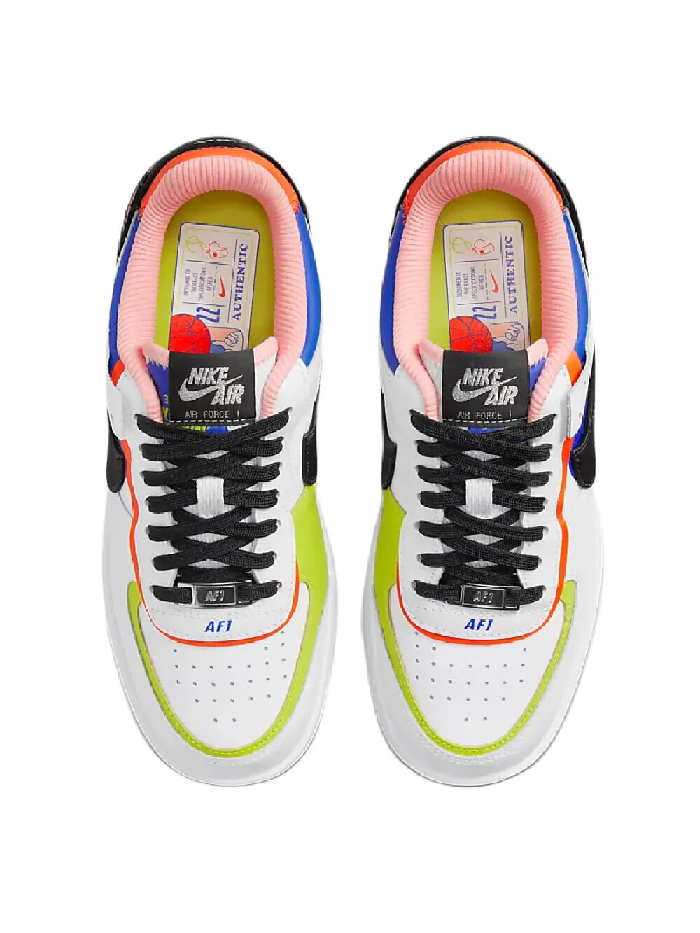 Кросcовки Nike Air Force 1 Shadow — изображение 3 из 8, белый/синий/красный