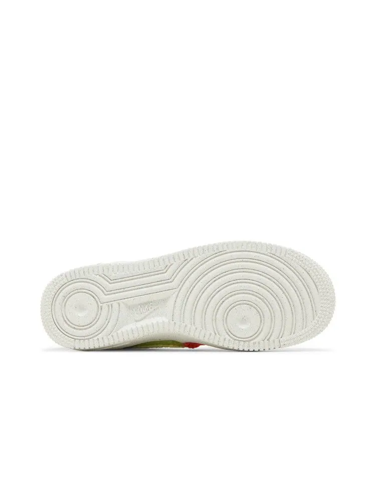 Кроссовки Nike Air Force 1 Low LV8 Next Nature GS 'Hemp - Multi' — изображение 5 из 9, синий/зеленый/оранжевый