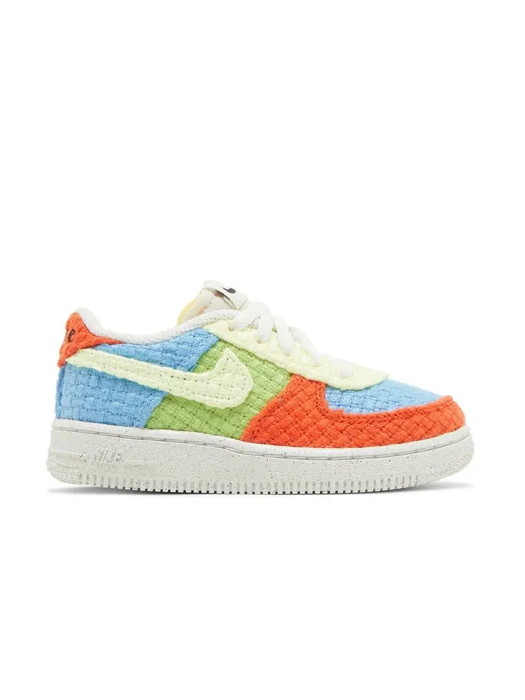 Кроссовки Nike Force 1 Low LV8 Next Nature TD 'Hemp - Multi' — изображение 2 из 9, синий/зеленый/оранжевый
