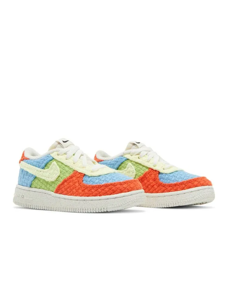 Кроссовки Nike Force 1 Low LV8 Next Nature TD 'Hemp - Multi' — изображение 9 из 9, синий/зеленый/оранжевый