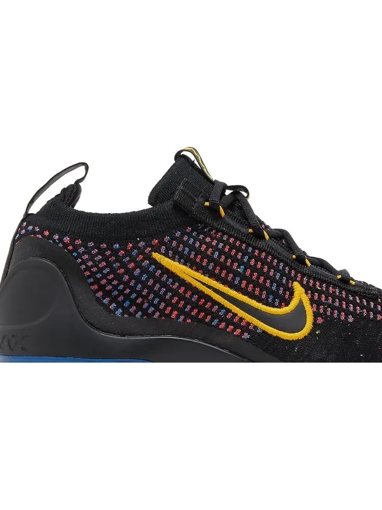 Кроссовки Nike Air VaporMax 2021 Flyknit GS 'Black Multi' — изображение 2 из 8, черный