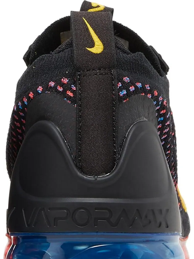 Кроссовки Nike Air VaporMax 2021 Flyknit GS 'Black Multi' — изображение 7 из 8, черный