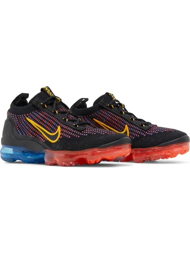 Кроссовки Nike Air VaporMax 2021 Flyknit GS 'Black Multi' — изображение 8 из 8, черный
