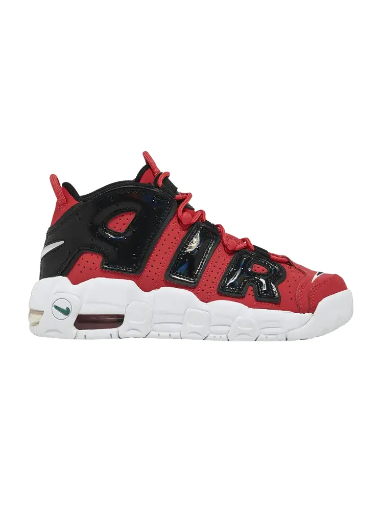 Кроссовки Nike Air More Uptempo GS 'I Got Next' — изображение 1 из 9, черный/белый/зеленый