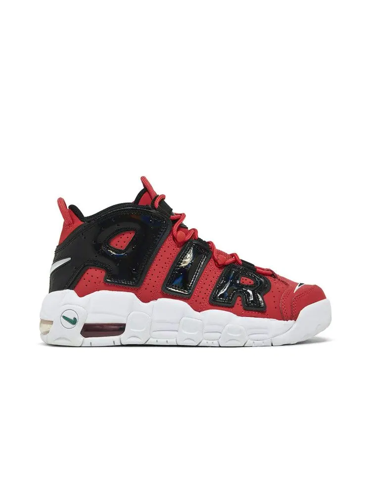 Кроссовки Nike Air More Uptempo GS 'I Got Next' — изображение 2 из 9, черный/белый/зеленый