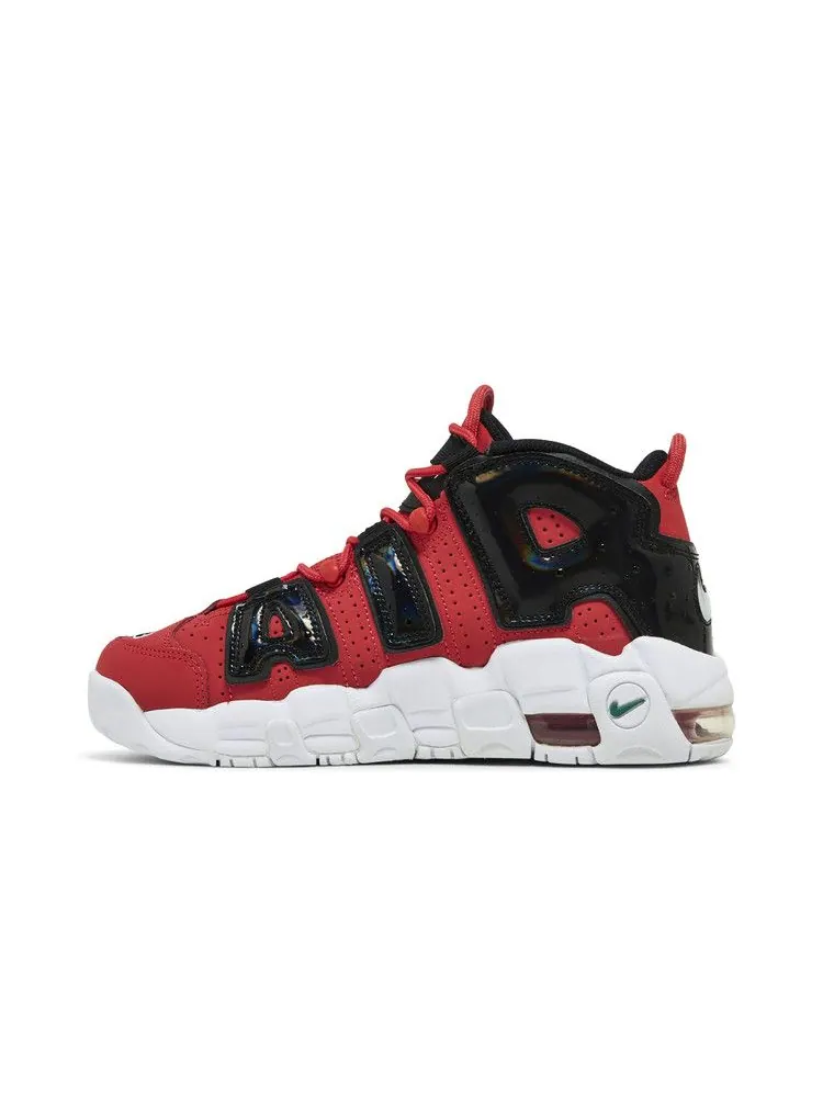 Кроссовки Nike Air More Uptempo GS 'I Got Next' — изображение 4 из 9, черный/белый/зеленый