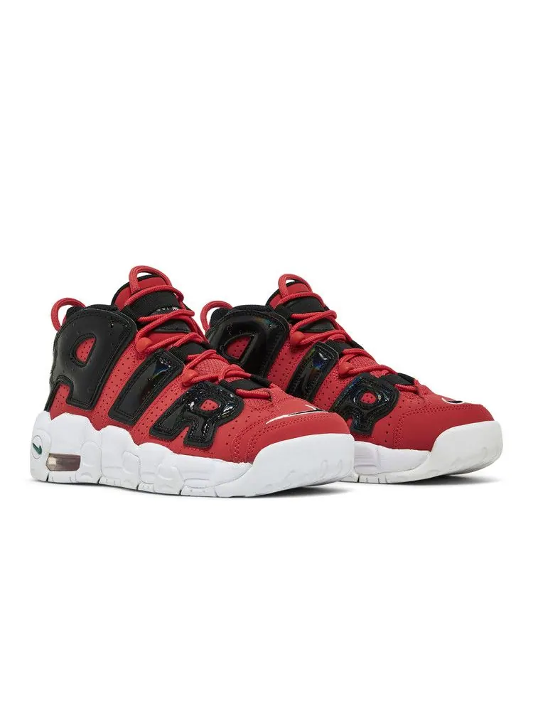 Кроссовки Nike Air More Uptempo GS 'I Got Next' — изображение 9 из 9, черный/белый/зеленый