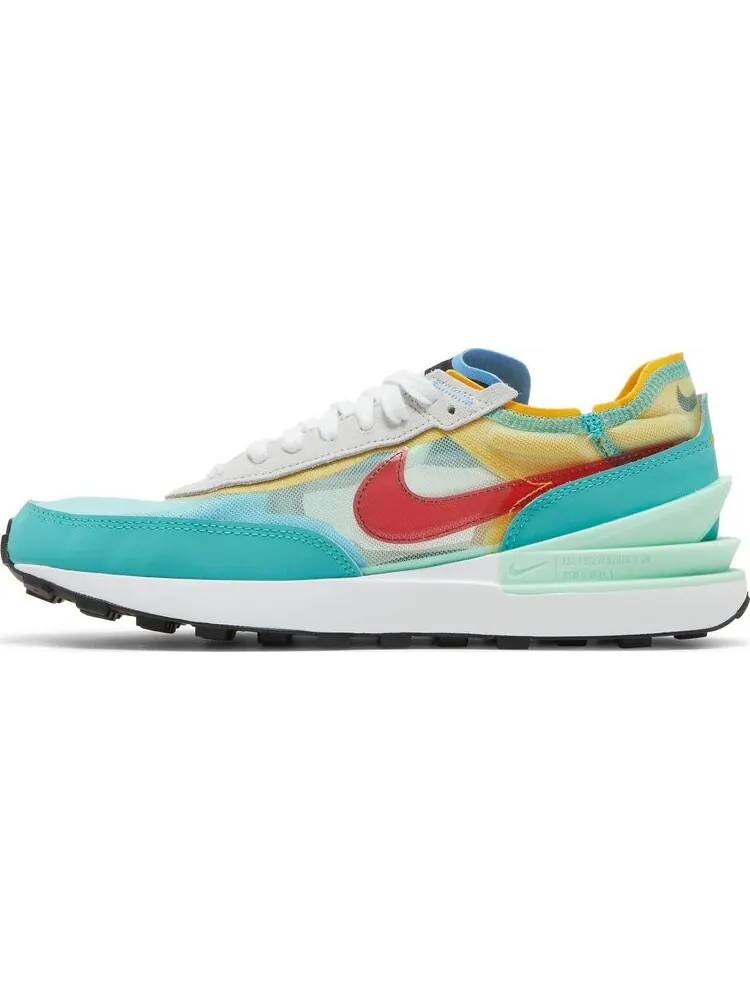 Кроссовки Nike Waffle One SE 'Multi-Color' — изображение 3 из 8, синий
