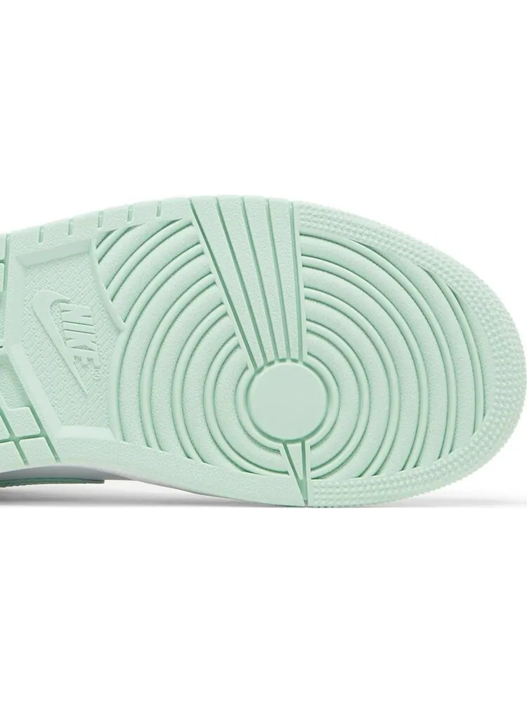 Кроссовки Wmns Air Jordan 1 Mid Marine Green — изображение 5 из 8, белый