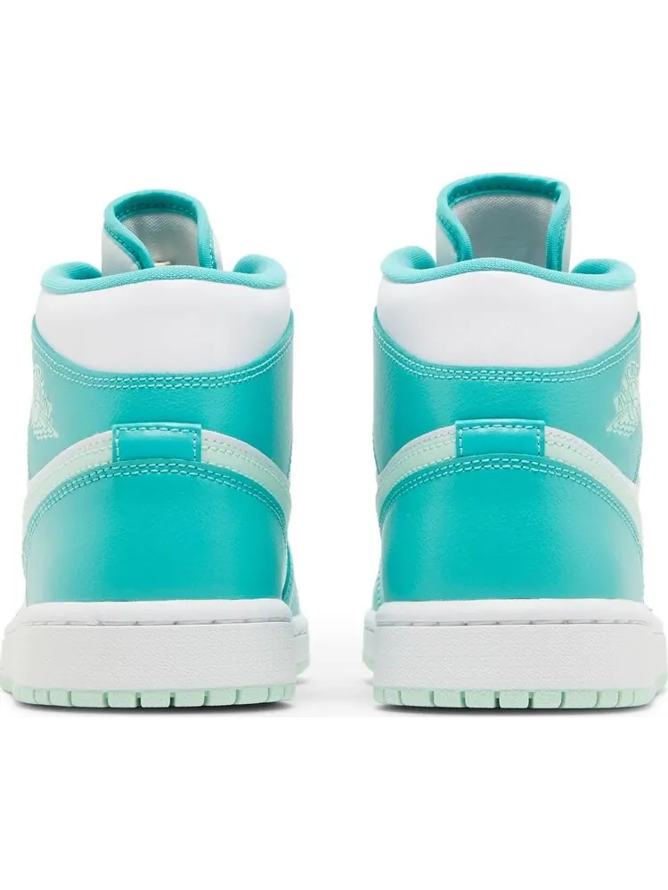 Кроссовки Wmns Air Jordan 1 Mid Marine Green — изображение 6 из 8, белый