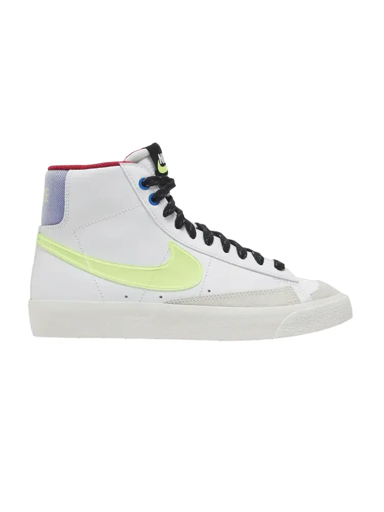 Кроссовки Nike Blazer Mid '77 GS 'White Volt Royal' — изображение 1 из 9, белый