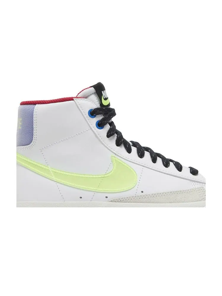 Кроссовки Nike Blazer Mid '77 GS 'White Volt Royal' — изображение 3 из 9, белый
