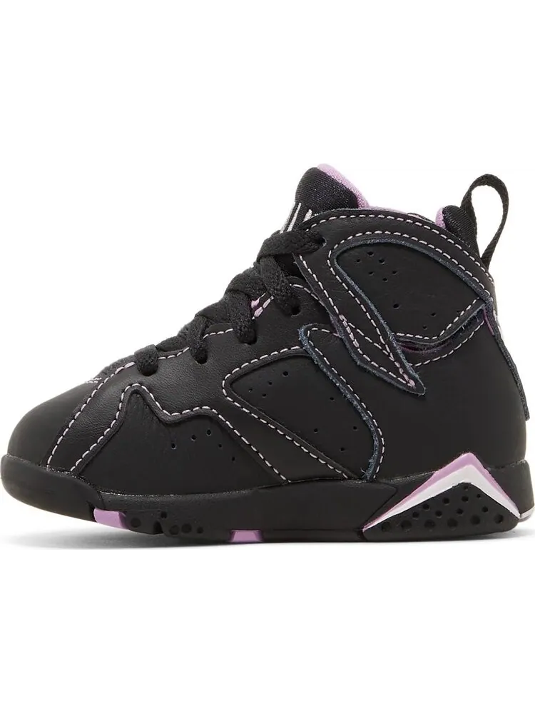 Кроссовки Air Jordan 7 Retro TD Barely Grape — изображение 3 из 8, черный
