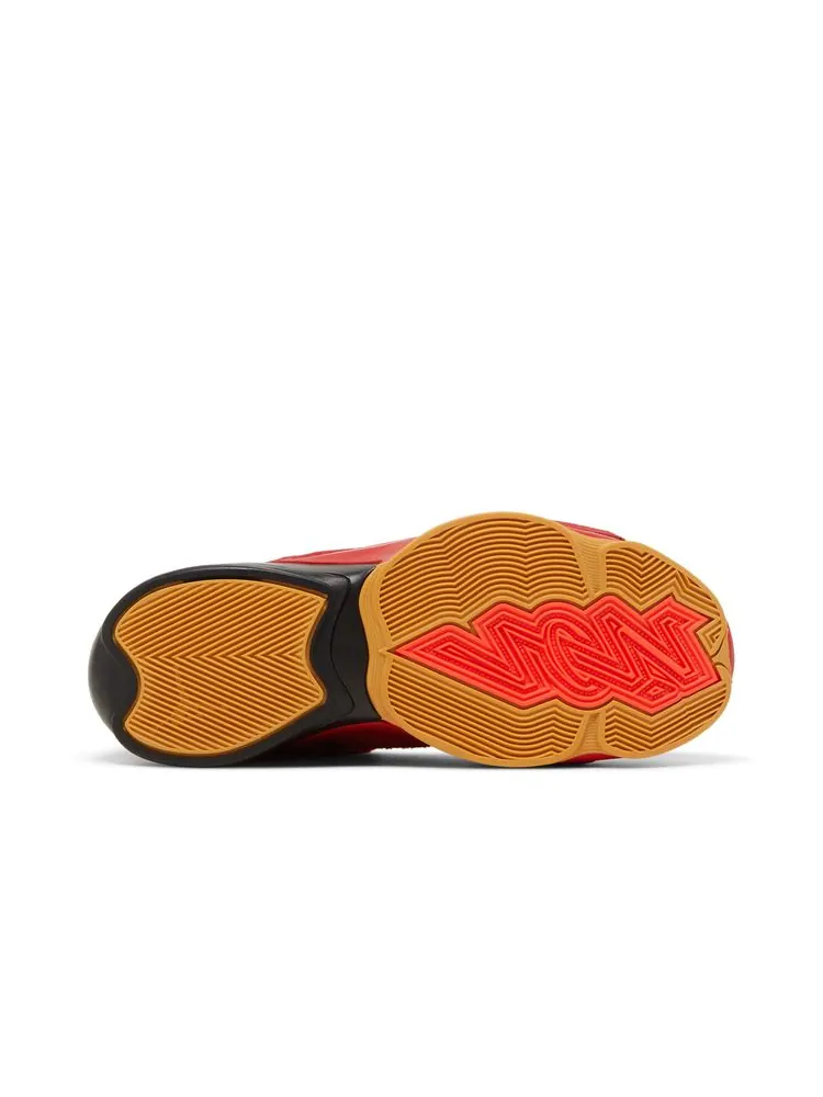 Кроссовки Jordan Zion 2 GS 'Red Suede Gum' — изображение 4 из 8, красный