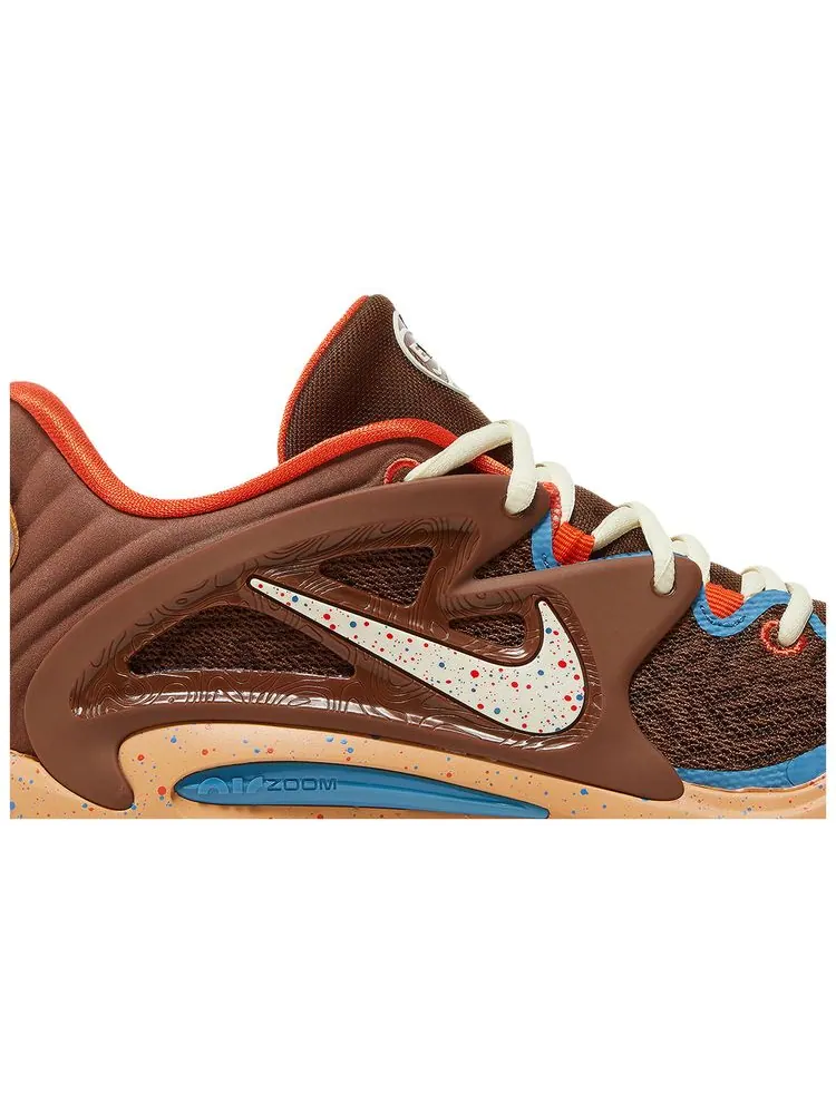 Кроссовки Nike KD 15 'EYBL' — изображение 2 из 8, коричневый