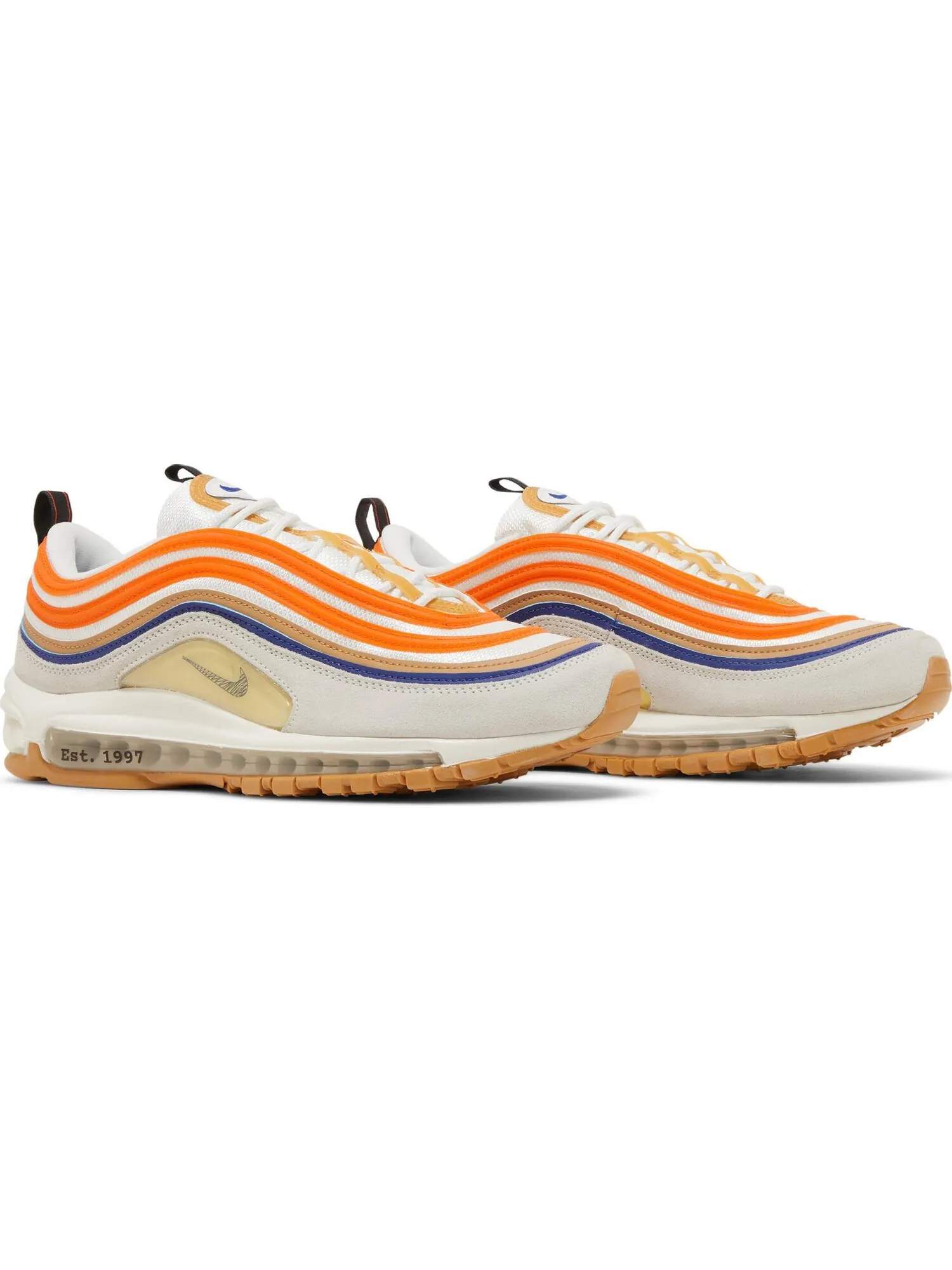 Кроссовки Nike Air Max 97 — изображение 5 из 5, белый оранжевый