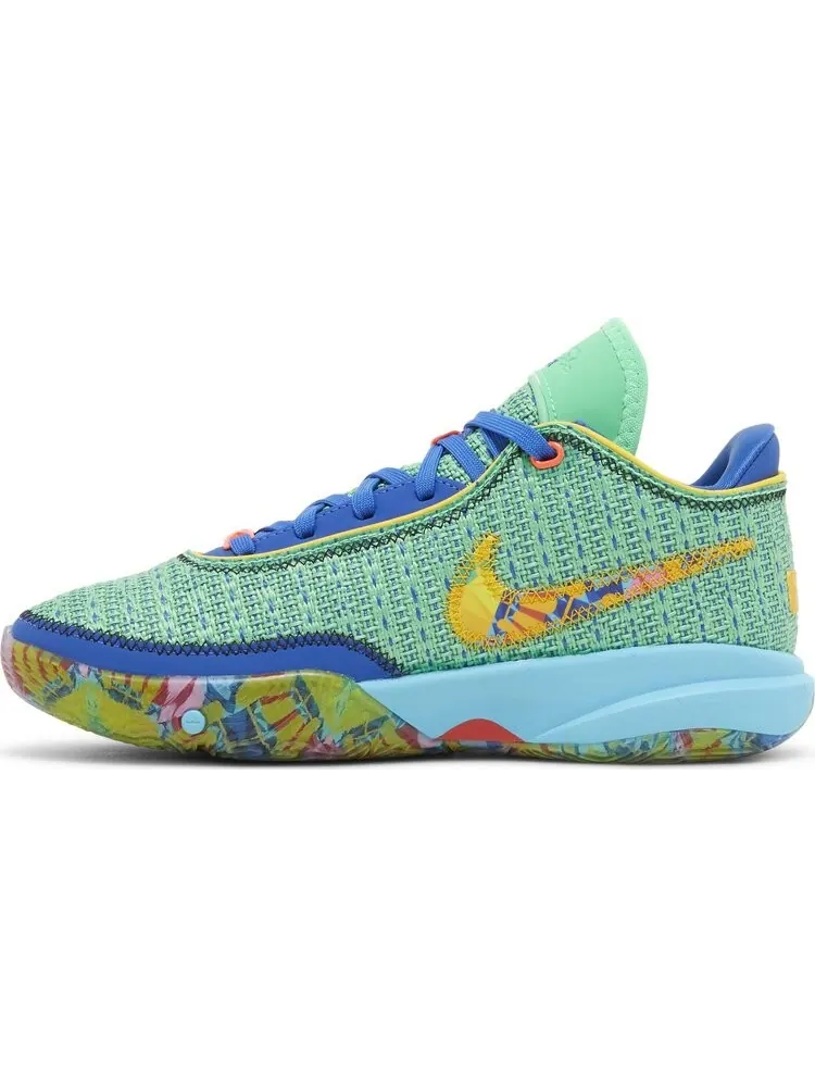 Кроссовки LeBron 20 GS 'Kaleidoscope' — изображение 3 из 4, зеленый