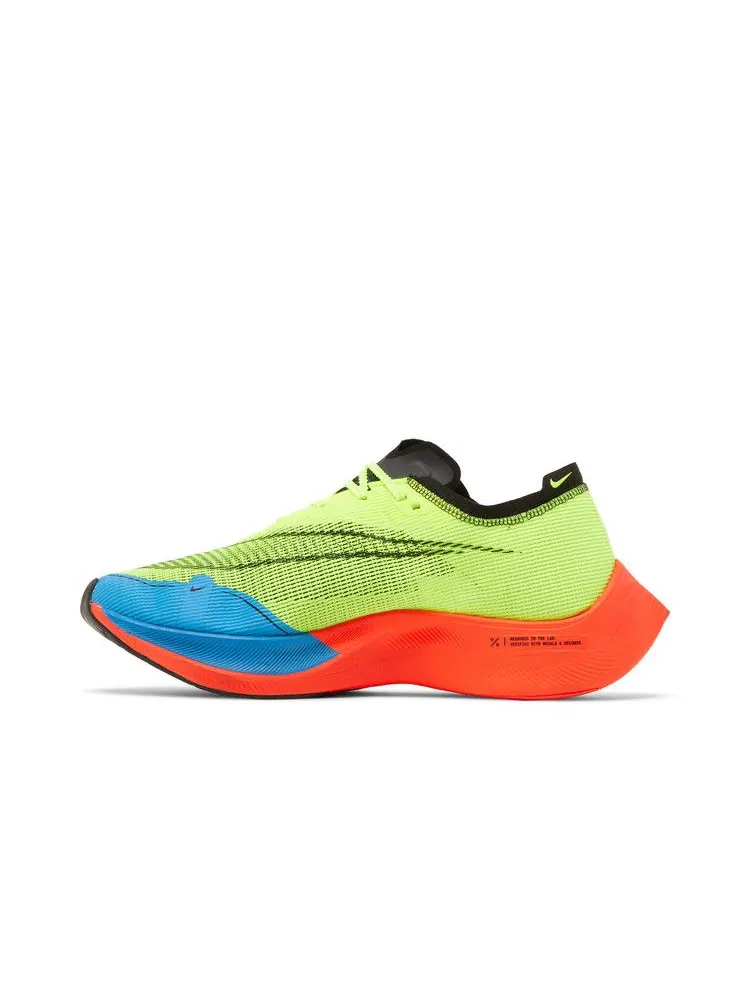 Кроссовки Nike ZoomX Vaporfly Next% 2, Volt Bright Crimson — изображение 3 из 8, зеленый