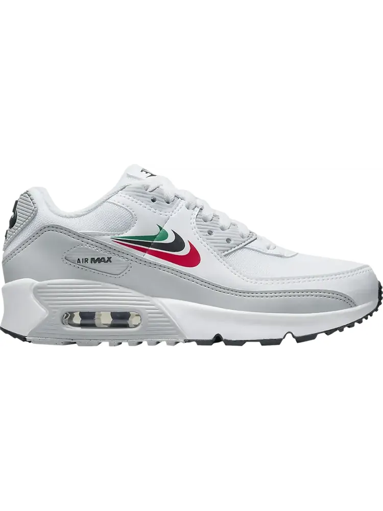 Кроссовки Nike Air Max 90 GS 'Multi-Swoosh' — изображение 1 из 1, белый