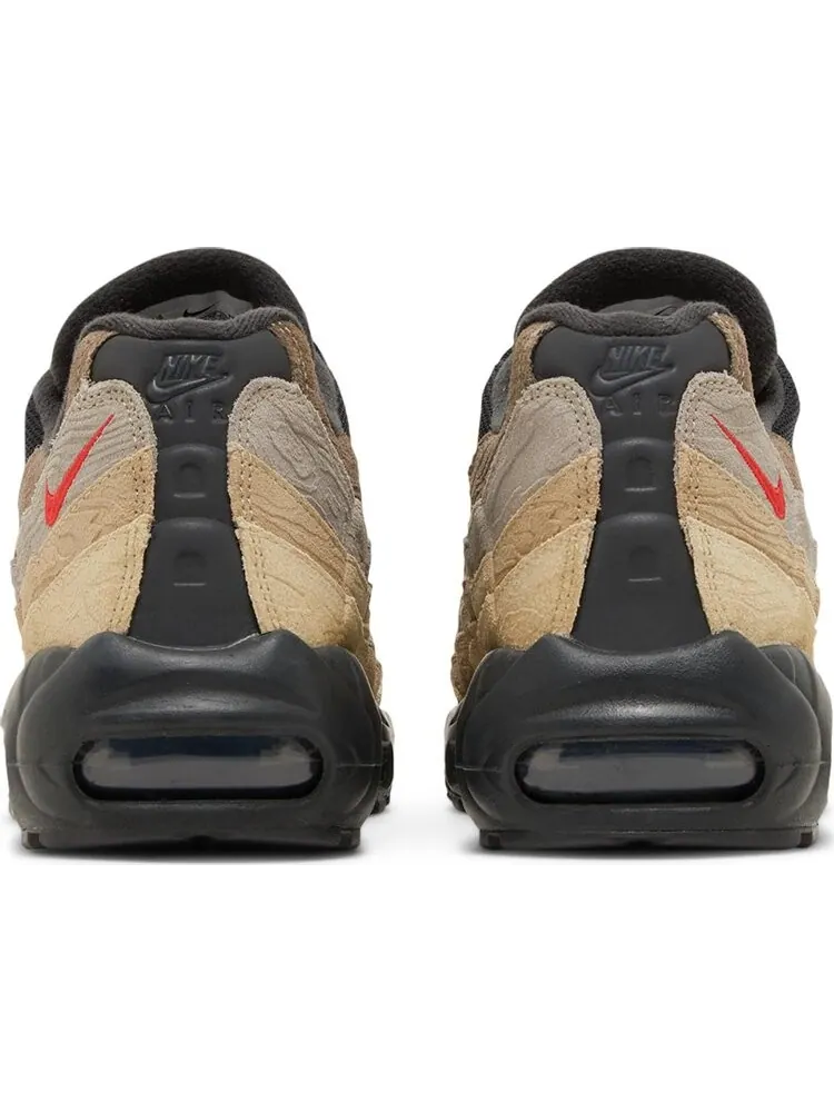 Кроссовки Nike Air Max 95 'Topographic' — изображение 6 из 8, коричневый