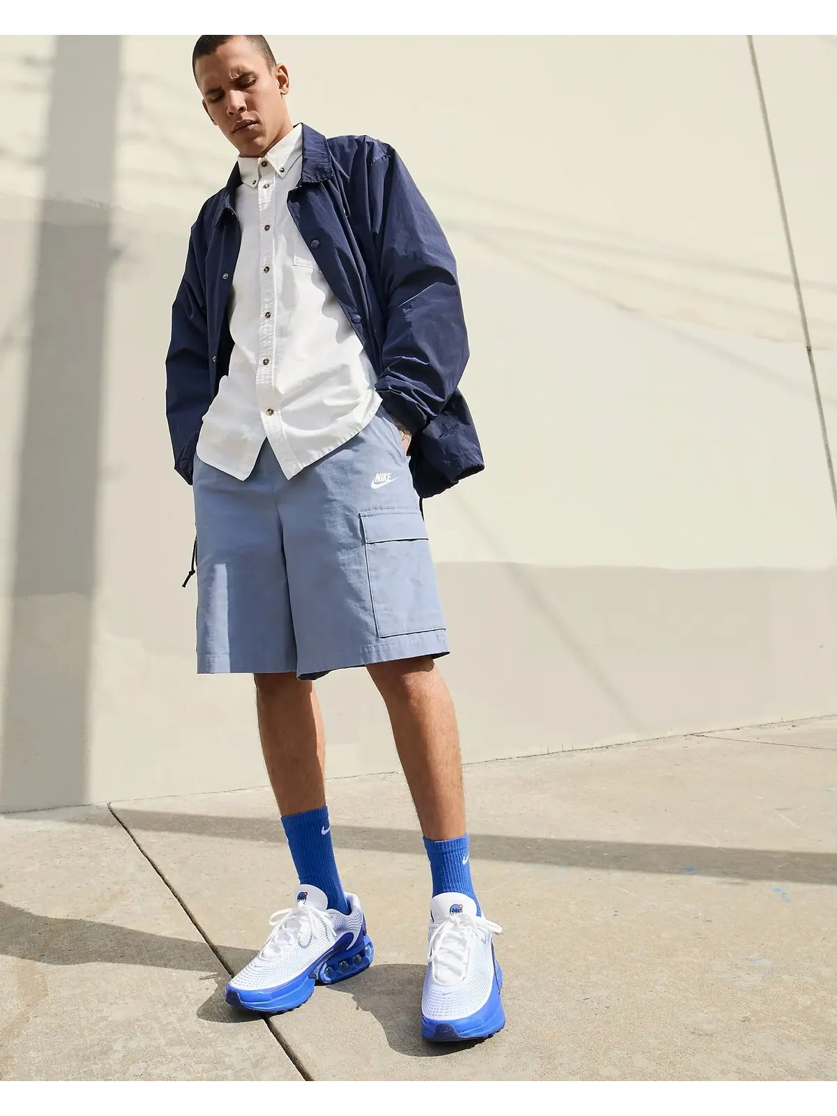 Кроссовки Nike Air Max Dn 'Platinum Royal' — изображение 11 из 11, белый/синий