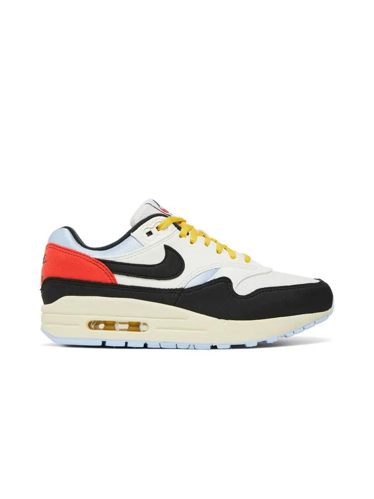 Кроссовки Nike Wmns Air Max 1 'Sail Royal Tint' — изображение 2 из 9, черный