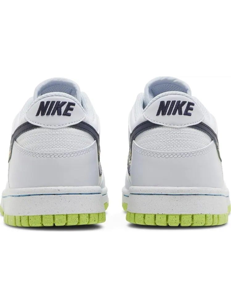 Кроссовки Nike Dunk Low GS '3D Swoosh' — изображение 6 из 8, белый